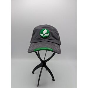 Stine Seeds Hat Mens Black Gray Farmer Cap Green Logo Jersey Mesh Modern Design